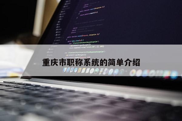重慶市職稱系統(tǒng)的簡單介紹