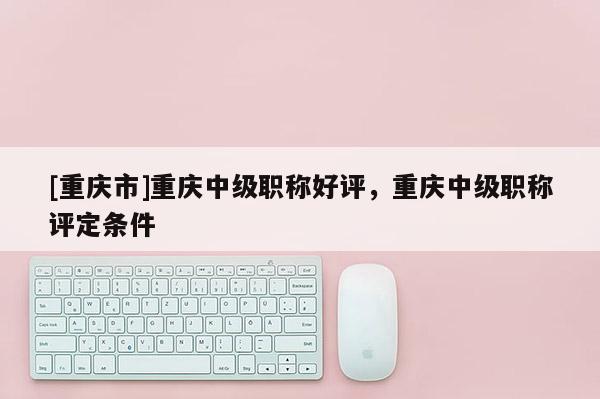 [重慶市]重慶中級職稱好評，重慶中級職稱評定條件